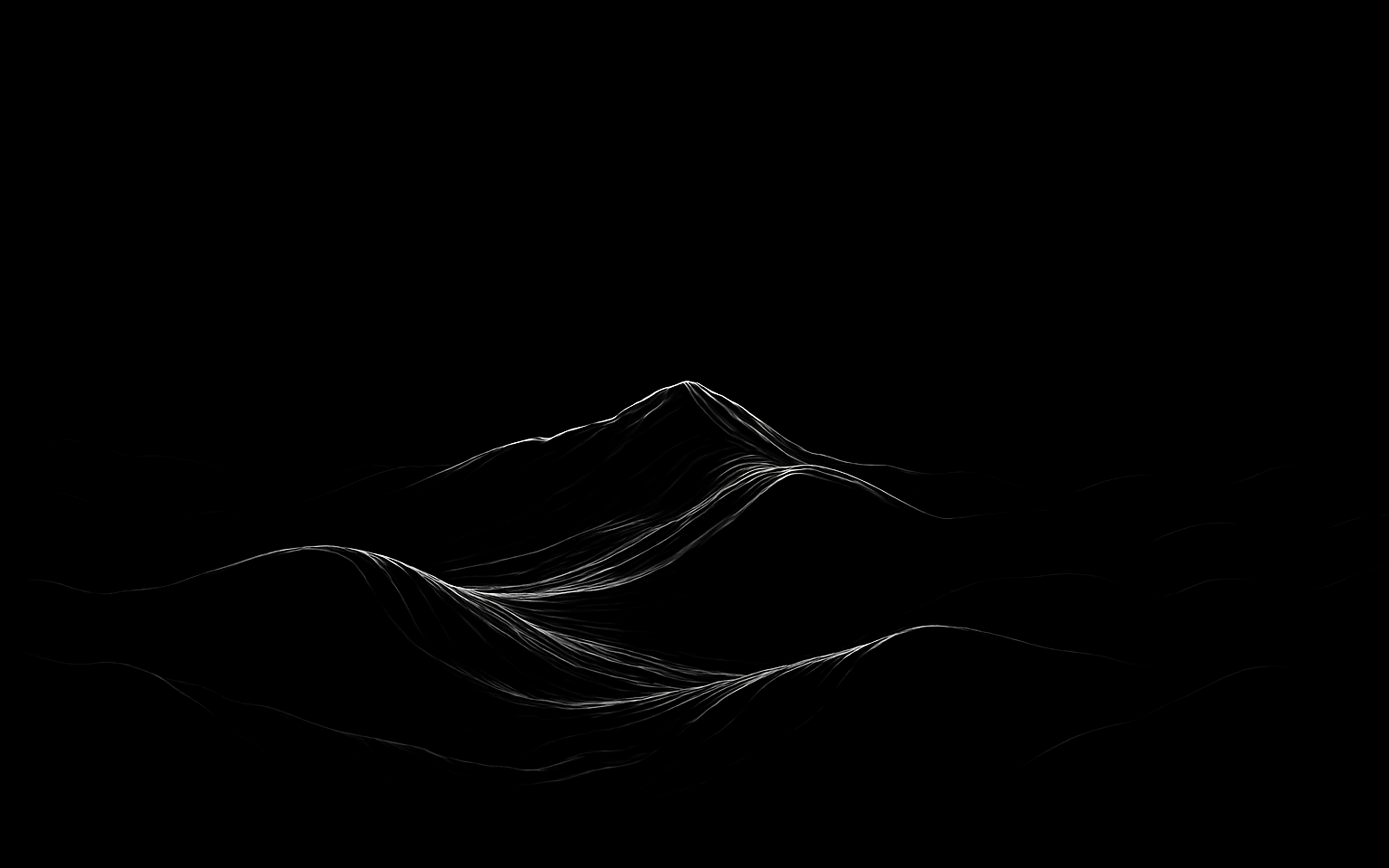 Mountain silhouette background